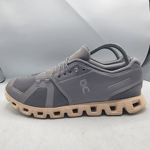 ON Cloud 5 Zinc Shell Womens 10.5 Gray Athletic Shoes Lightweight Breathable - Picture 12 of 12